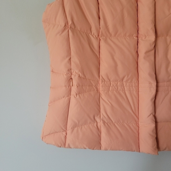 Lilly Pulitzer White Label Creamsicle Orange Down Puffer Vest Size Large - Picture 5 of 8